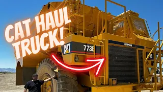 I bought a CATERPILLAR 773B! HUGE!!