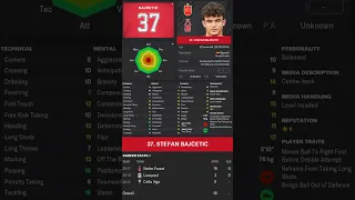 Stefan Bajcetic WONDERKID TIMELAPSE 15 Years in 15 Seconds! #shorts #football #fm23 #timelapse