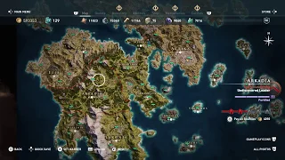 Assassin's Creed Odyssey - Full World Map ALL LOCATIONS 100% (Biggest Open World Game)