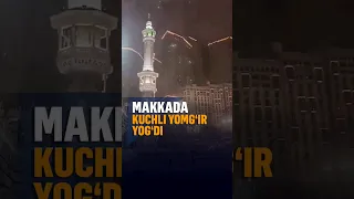 Makka shahriga kuchli yomg‘ir va shamol yopirildi