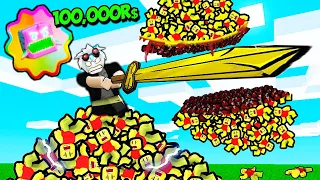 Я СТАЛ ЛУЧШИМ ВОИНОМ В РОБЛОКСЕ! 1,000,000 ВЗМАХОВ ЗА СЕКУНДУ! ROBLOX Slashing Simulator 2