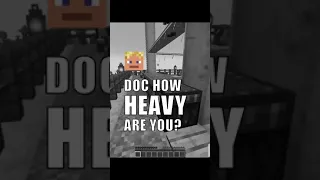 How heavy is Doc? Zedaph asked Docm77 after his fall caused an earthquake Hermitcraft 8