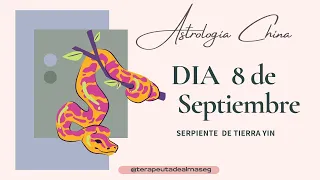 Astrología China. Día 8 de septiembre