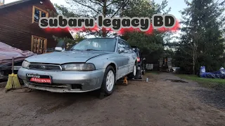 Досрочно списанный на свалку: Бензобак и первый запуск Subaru legacy BD