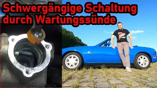 Mazda MX-5 Ölstand der Schaltmechanik prüfen / wechseln / auffüllen - Wartungssünde - DIY