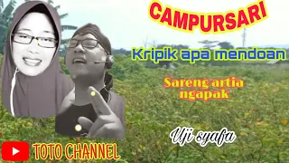 #Kripik_apa_mendoan, uji syafa#totok_arema