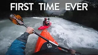 FIRST TIME - KAYAKING (whitewater)