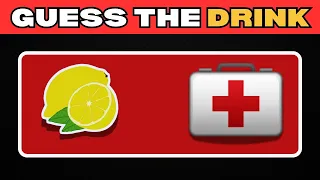 Guess The Drink Name By Emoji in 5 Seconds | Brain Games