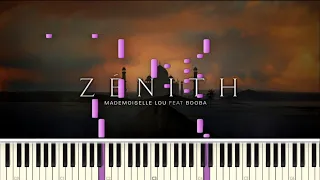 🎹 Mademoiselle Lou feat Booba - Zenith (Synthesia Tuto sur pianokad.fr)