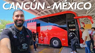 Sobreviví más de 35 HORAS en ADO desde Cancún a México | PARTE 1 | Review #110