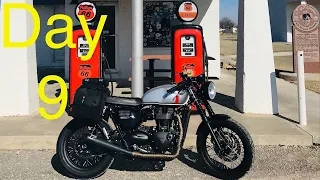 Triumph Bonneville Solo 2,900 Mile Road Trip (Day 9)