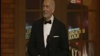 Tony Awards moment - with Frank Langella