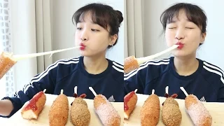 Myungryang Hotdog Mukbang_I Really Wanted to Try This! :D