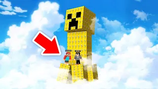 ÜBERLEBEN AUF 1 LUCKY BLOCK CREEPER IN MINECRAFT (mit iCrimax)