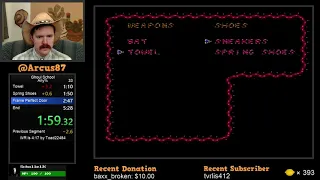 Ghoul School NES speedrun in 5:18 by Arcus