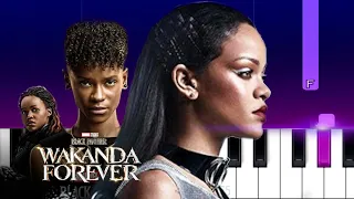 Rihanna - Born Again (Wakanda Forever) | Piano Tutorial