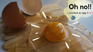 Egg art using epoxy resin | cracked egg| DIY