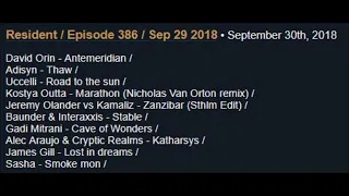 Hernan Cattaneo - Resident 386 - 29-09-2018