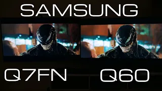 Samsung Q7FN vs Q60R Side by Side Comparison