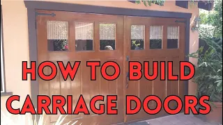 Build carriage doors for garage with Festool Domino XL