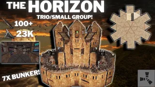 THE HORIZON TUTORIAL•TRIO/SMALL GROUP BASE•7X BUNKER•CHEAP•OPEN CORE•CHINA WALL•BASEDESIGN 2023•