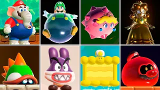 Super Mario Bros. Wonder - All Power-Ups & Transformations