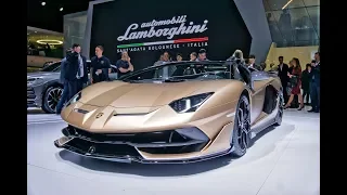 Lamborghini Aventador SVJ Roadster & Lamborghini Huracan EVO Spyder BULLS at Geneva Motor Show 2019