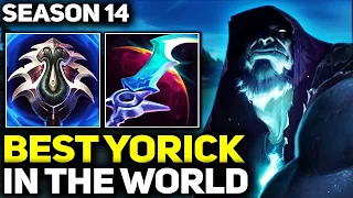 RANK 1 BEST YORICK IN SEASON 14 - AMAZING GAMEPLAY! | League of Legends