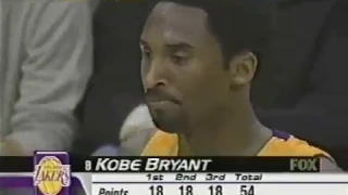 Kobe Bryant 2001-02 • 56 points in 3 quarters vs. Memphis Grizzlies