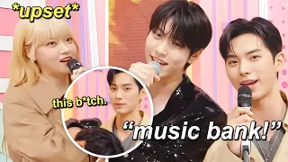 TXT Soobin replaces Eunchae as MC just to *roast* Chaemin on a live show 😂