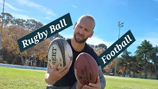 NFL Ball vs Rugby Ball