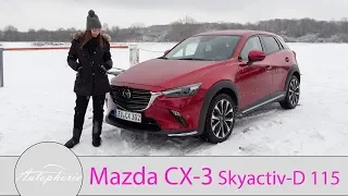 2018 Mazda CX-3 Skyactiv-D 115 AWD Fahrbericht / GIRLS REVIEW / Larissa testet - Autophorie