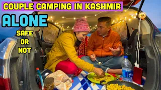 Vlog 214 | COUPLE CAR CAMPING IN DOODHPATHRI, KASHMIR. 5 star camper van, alto k10