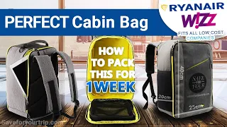 Cabin Bag Ryanair/WizzAir ✈️ | How to Pack a Backpack for a WEEK
