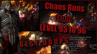 Hardcore Chaos Runs from LEVEL 95 to 96/BEST Drops (Diablo 2 Resurrected/SinglePlayer)