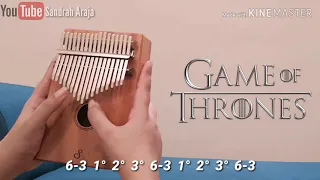 GAME OF THRONES THEME | KALIMBA COVER WITH NUMBERED NOTATION TABS