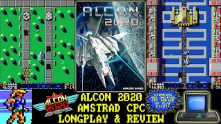 [AMSTRAD CPC] Alcon 2020 - Longplay & Review (NEW Amstrad Game! "Slap Fight" Remake!)