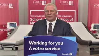 Premier Ford Holds a Press Conference in Vaughan | April 3