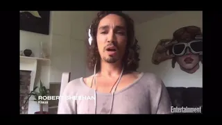 Robert Sheehan saying BONSOIR for a minute straight