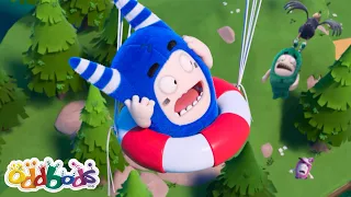 How Does a Flying Rubber Ring Land? - Boeing, Boeing, Boeing! | Oddbods Cartoons