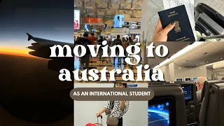 moving to australia as an international student | packing🧳| meeting friends👯‍♀️ | flight journey✈️
