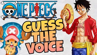 One Piece Voice Quiz : Guess The Voice ( Easy - Extreme Difficulty )