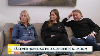 Så lever Nina Gunke med Alzheimers sjukdom idag | Nyhetsmorgon | TV4 & TV4 Play