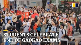 Relief for Chinese students at end of high-stakes ‘gaokao’ college entrance exams