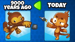 The Primal Monkey in BTD 6!