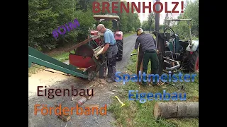 #41 Brennholzerwerb | Holz machen | Eigenbauspalter | Wippsäge mit Förderband | DIY | #OIM