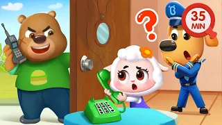 📞 Phone Call from a Stranger | Cartoons for Kids | Stranger Danger | Sheriff Labrador