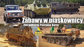 Zabawa w piaskownicy czyli Zlot militarny Pustynna Burza - ATS-59 BTR-60 Tatra 815