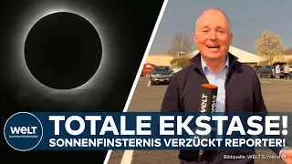 SONNENFINSTERNIS: "Total Fantastisch!" Korrespondent im Kernschatten!