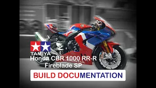 1/12 Tamiya Honda CBR 1000 RR-R Fireblade SP - Motorcycle model - Build Documentation